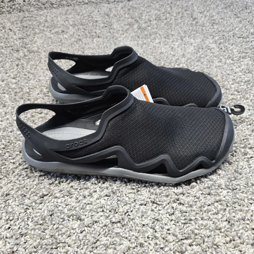 Crocs Swiftwater Mesh Wave Mens 12 Sandals Slip On Shoes Water Fishing 205701